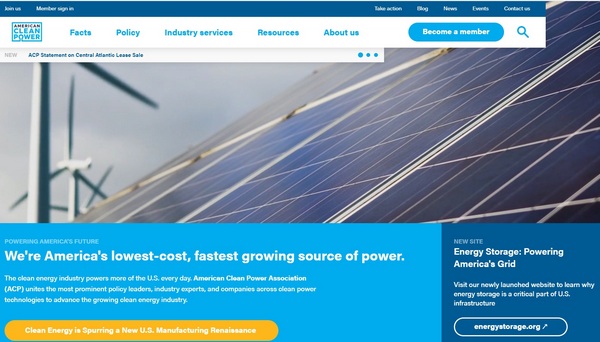 American Clean Power Association (ACP) website