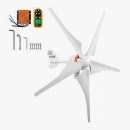 VEVOR Wind Turbine Generator 12v ac Wind Turbine Kit 400w Wind Power Generator with Mppt Controller 3 Blades Auto Adjust Wind